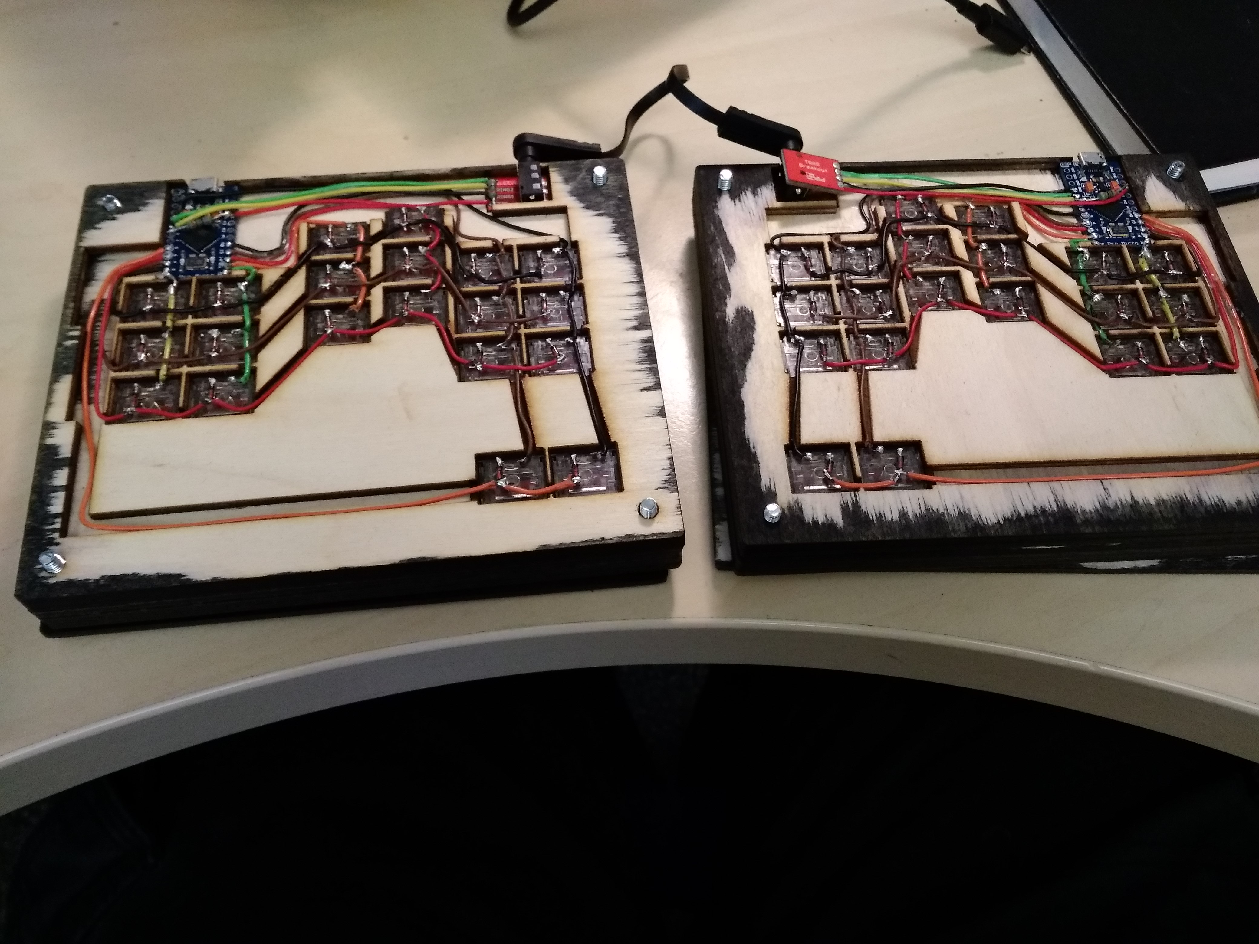 Black stain, Hand wiring 3